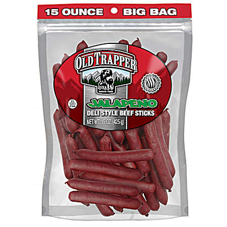 15 oz Jalapeno Deli Style Beef Sticks