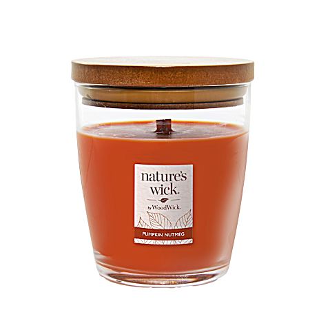 10 oz Nature's Wick Pumpkin Nutmeg Candle