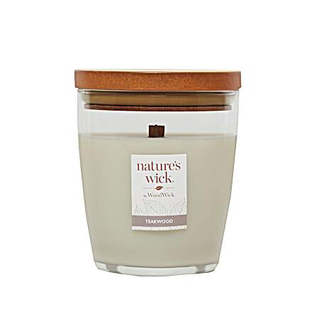 10 oz Nature's Wick Teakwood Candle