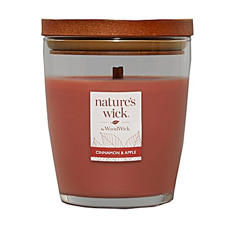 10 oz Nature's Wick Cinnamon Apple Candle