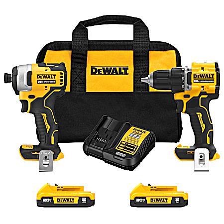 ATOMIC 20V MAX XR Brushless Cordless Compact Drill/Driver & Impact Driver Combo Kit