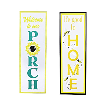 30 in. Porch/Home Metal Sign - Assorted