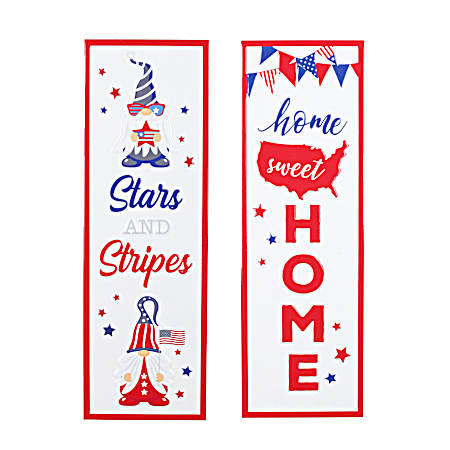 30 in. Americana Metal Sign - Assorted