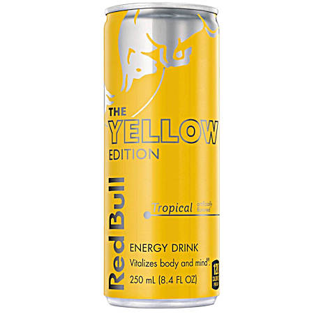 8.4 oz Yellow Edition Tropical Energy Drink