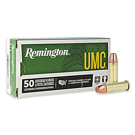 .38 Special 130 Gr UMC Centerfire Handgun FMJ Cartridges - 50 Rds