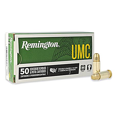 .25 Auto UMC 50 Grain FMJ Centerfire Handgun Cartridges - 50 Rounds