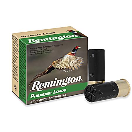 12 Gauge Pheasant Load 2-3/4'' 6 Shot Shotshells - 25 Rounds