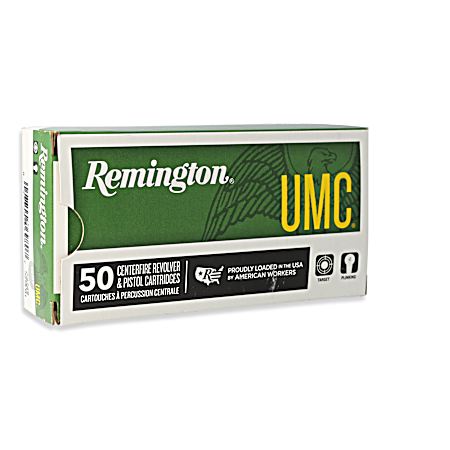 .40 S&W UMC 180 Grain FMJ Centerfire Handgun Cartridges - 50 Rounds
