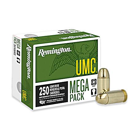 .45 ACP UMC 230 Grain Centerfire Handgun Cartridges - 250 Rounds