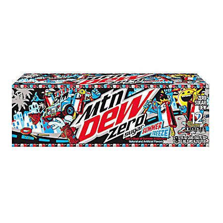 12 Oz Summer Freeze Zero Sugar Soda - 12 Pk