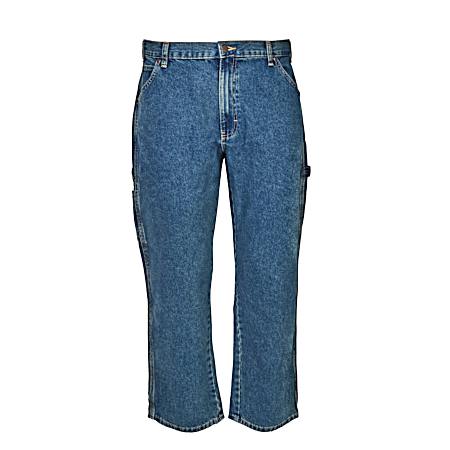 Men's Tinted Heritage Khaki Relaxed Fit Carpenter Jeans