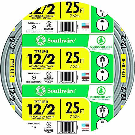 UF-B Underground Building Wire - 12/2