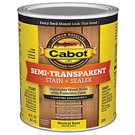 Oil-Based Semi-Transparent Deck & Siding Stain
