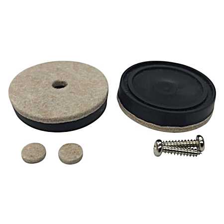 Heavy-Duty Felt Pad Furniture Cups - 4 Pk