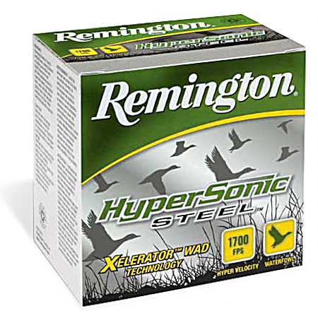 20 Gauge Hypersonic Steel 3'' 4 Shot Waterfowl Shotshells - 25 Rounds