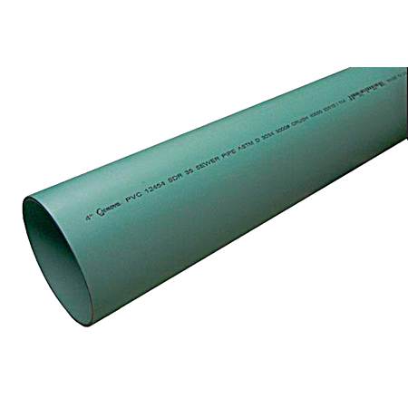 4 in PVC SDR 35 Sewer & Drain Pipe - 10 ft