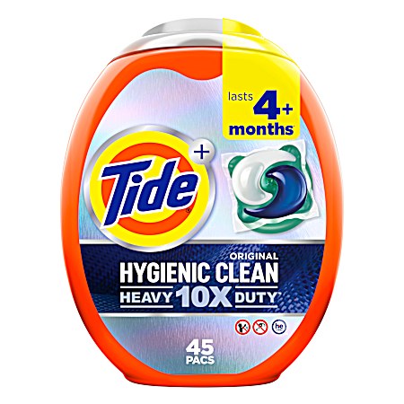 Hygienic Clean Heavy-Duty Laundry Detergent Power Pods - 45 Ct.
