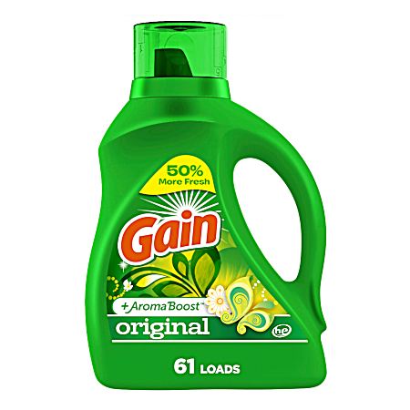 88 oz + Aroma Boost Original Scent HE Compatible Liquid Laundry Detergent