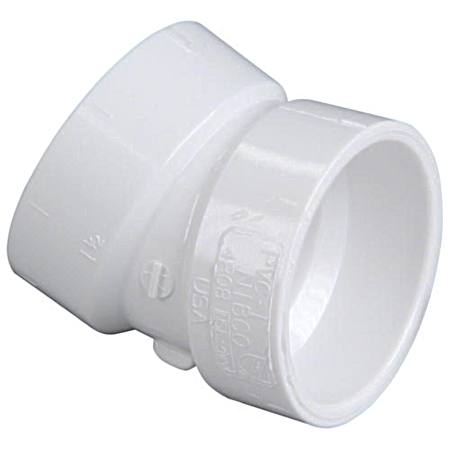 PVC-DWV 22-1/2 Degree Elbow