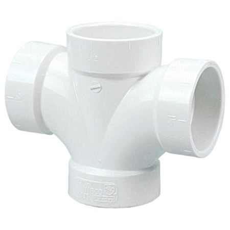 PVC-DWV Double Sanitary Tee