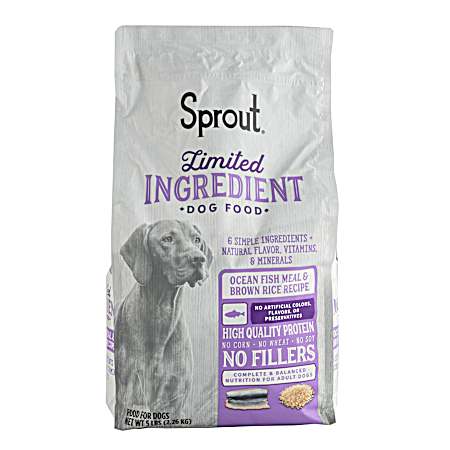 Limited Ingredient Adult Ocean Fish Meal & Brown Rice Dry Dog Food