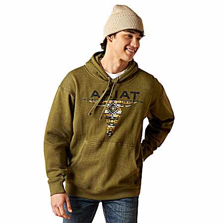 Men's Peeze Heather Blanket Skull Pullover Hoodie