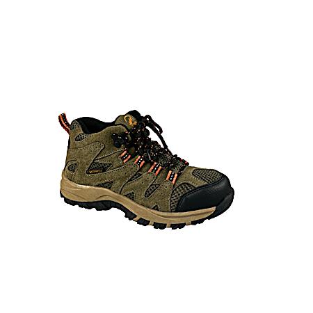 Kids' Brown Waterproof Mid Hikers