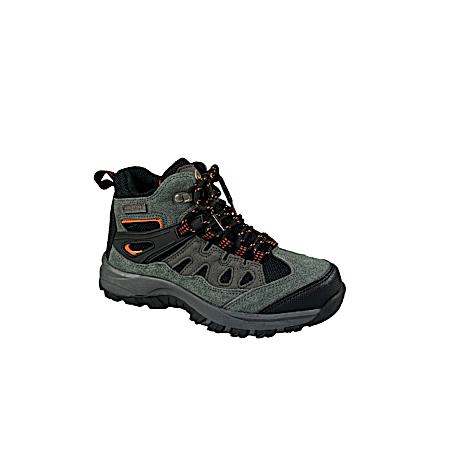 Kids' Grey Waterproof Mid Hikers