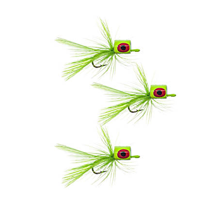 Fly Fishing Floating Popper -Chartreuse/Chartreuse