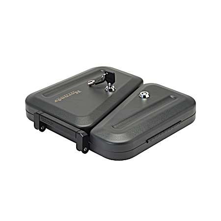 Dual-Lid Key Lock Box Pistol Safe