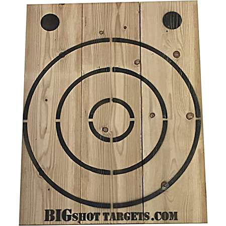 Wooden Throwing Axe Target with Bottle Opener