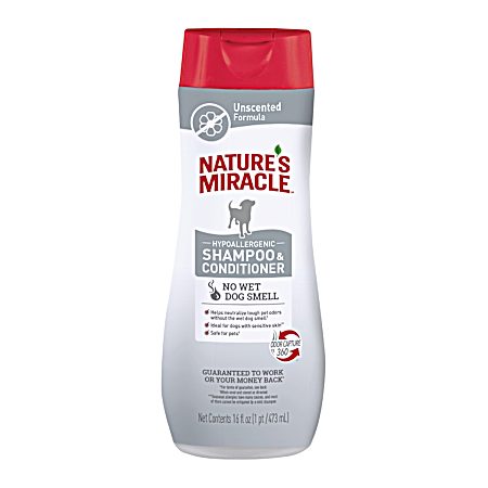 16 fl oz Hypoallergenic Shampoo & Conditioner for Dogs
