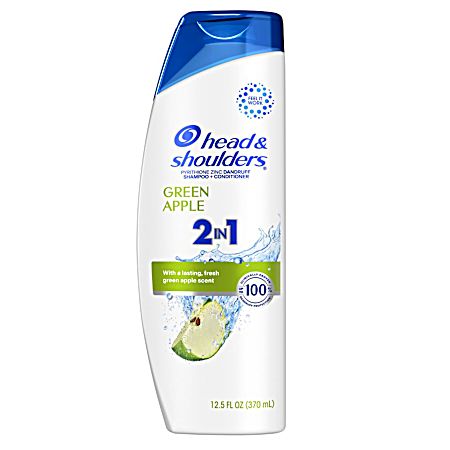 12.5 fl oz Green Apple 2-in-1 Dandruff Shampoo & Conditioner