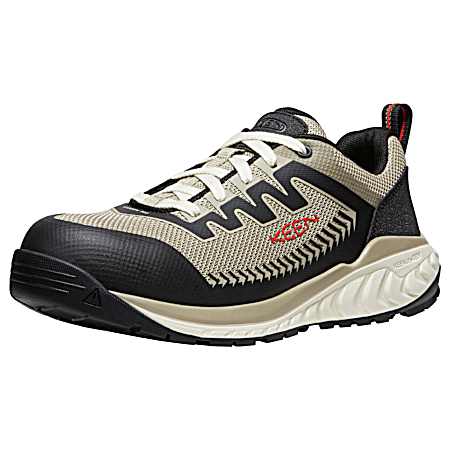 Men's Plaza Taupe/Black Arvada Comp Toe Low Shoes