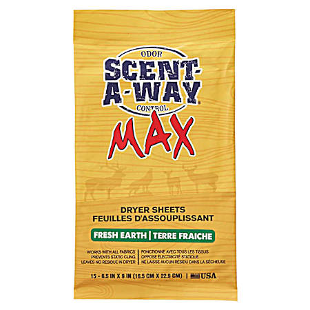 MAX Fresh Earth Dryer Sheets