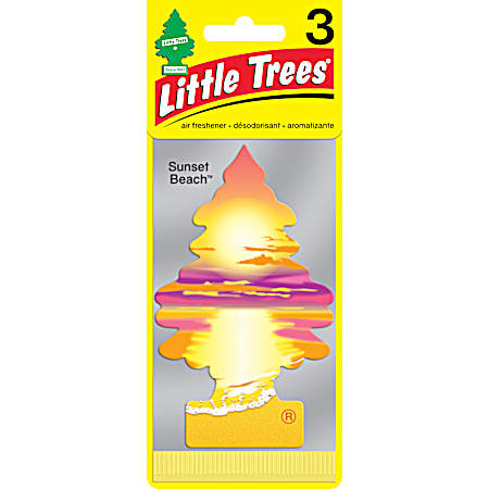 Sunset Beach Tree Air Freshener - 3 Pk