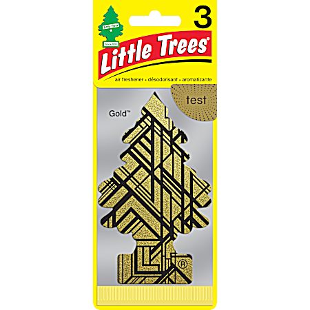 Gold Tree Air Freshener - 3 Pk