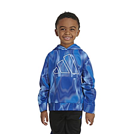 Little Boys' Blue AOP Fleece Set