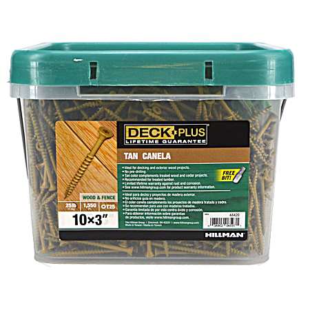 Deck Plus Tan Deck Screws