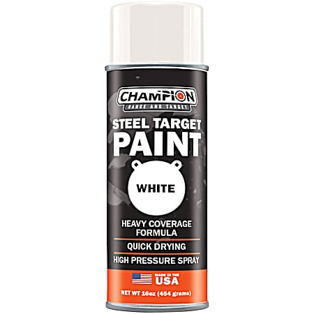 16 oz AR500 Steel White Spray Paint Can