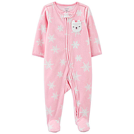 Infant Girls' Pink Bear Sleep-N-Play