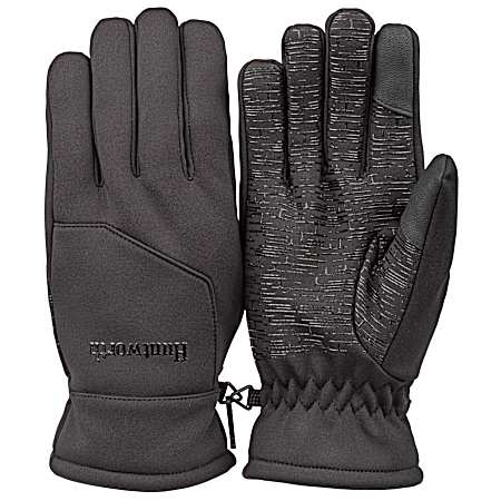 Men's Black Heat Boost Active Stretch Gloves