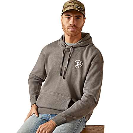 Men's Gray Heather Camo Corps Hoodie