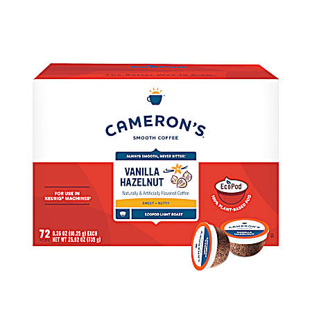 Vanilla Hazelnut Coffee Pods - 72 Ct