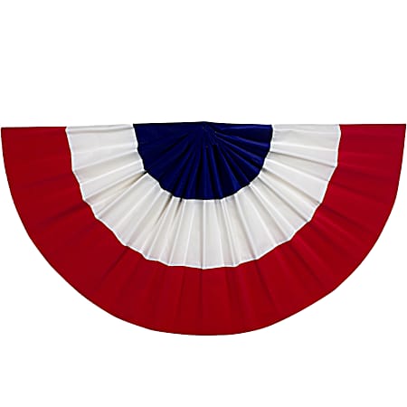 18 in. x 36in. Red, White & Blue Fan Drape Bunting