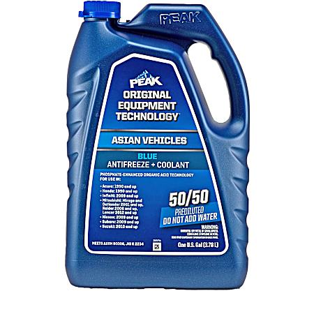 Blue 1 gal 50/50 Antifreeze + Coolant