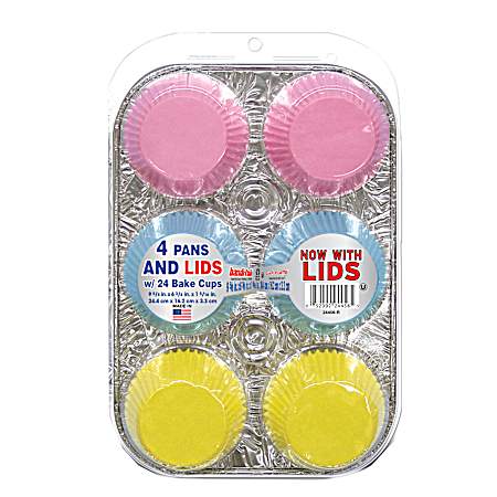 Muffin Pans with Lid & 24 Bake Cups