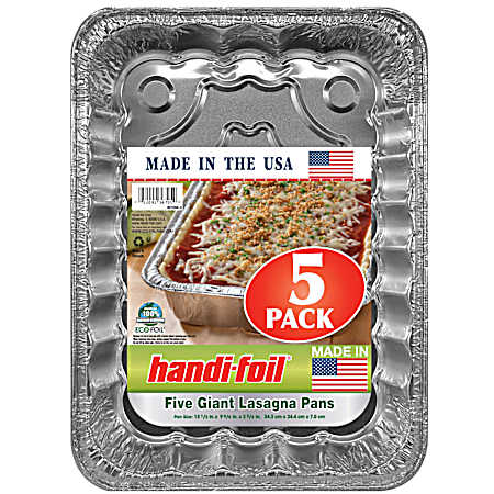 Giant Lasagna Pan - 5 Pk