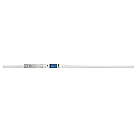 White Non-Metallic On-Wall Raceway Wire Channel
