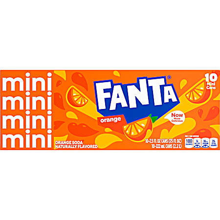 Orange Soda - 10pk/7.5 fl oz Mini-Cans